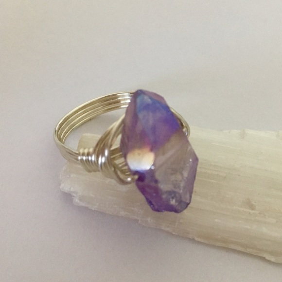🔮 Lavender Quartz Ring✨ - Picture 5 of 8